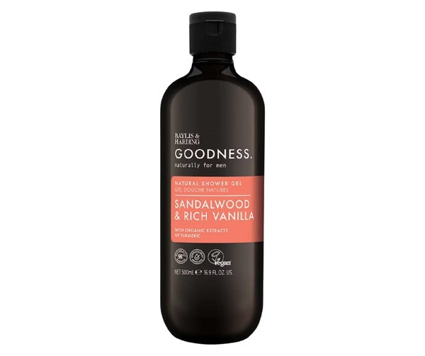 Baylis & Harding Goodness Sandalwood and Rich Vanilla Shower Gel for Men 500 ml