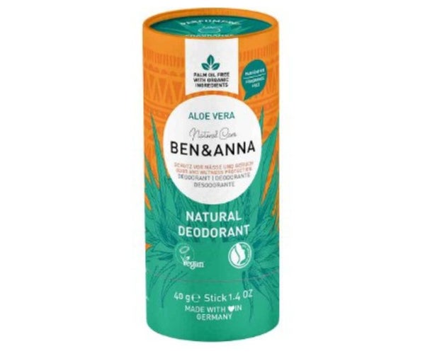 Ben and Anna Deodorant Aloe Vera i kartong 40 g