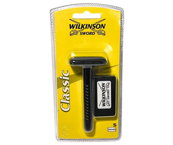 Wilkinson Sword s&auml;kerhetshyvel och 5 blad